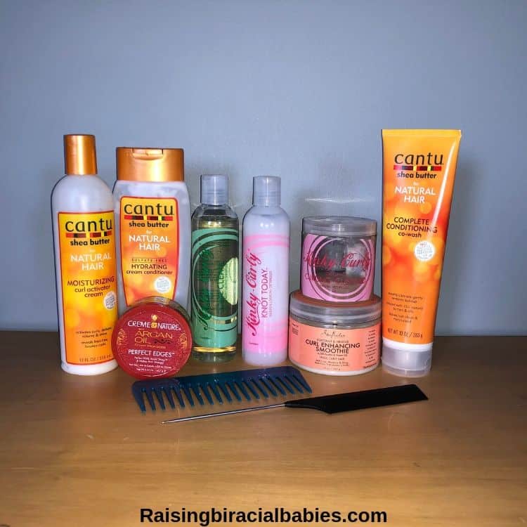 Straightening products 2025 for biracial hair